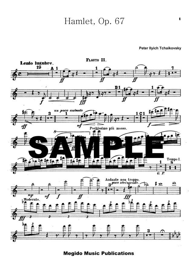 Buy Hamlet Op67 (2nd flute part) Online at 2.99 Flute World