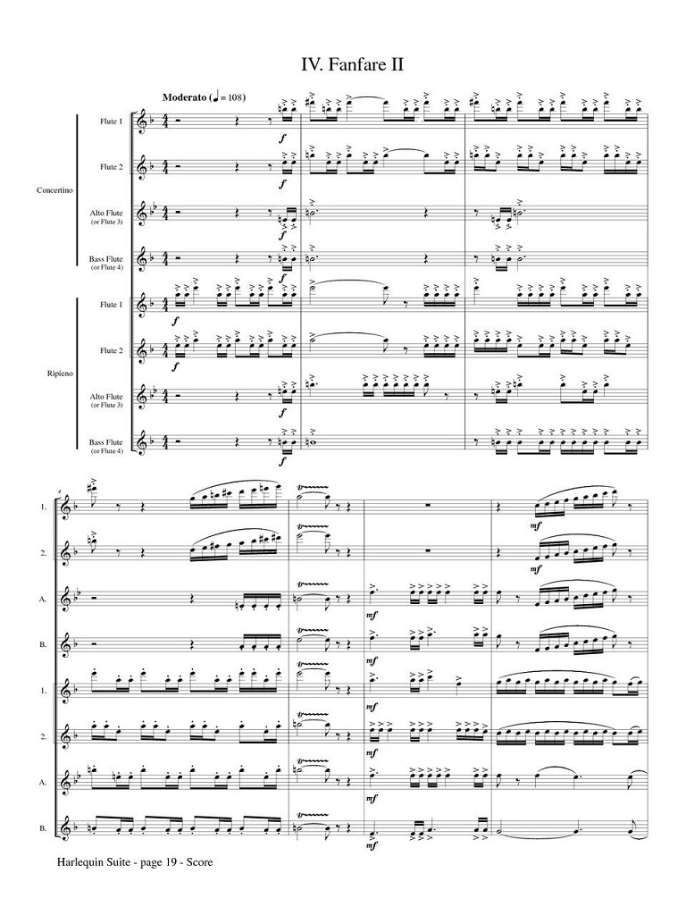 Buy Harlequin Suite (Volume 2) Online at 23.85 Flute World