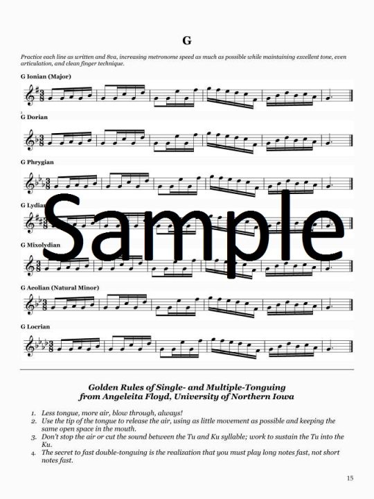 Buy Modal Exercises for Doubleand TripleTonguing Mastery Online at