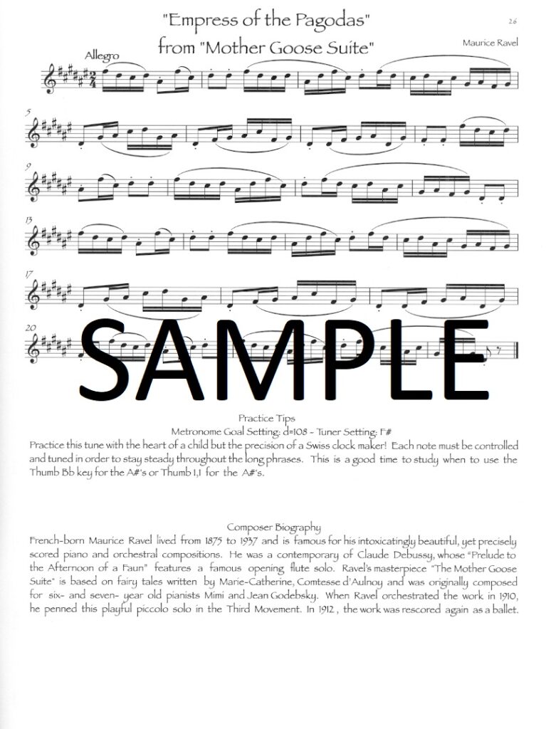 Buy One Octave Higher Scale and Etude Book Online at 24.95 Flute World