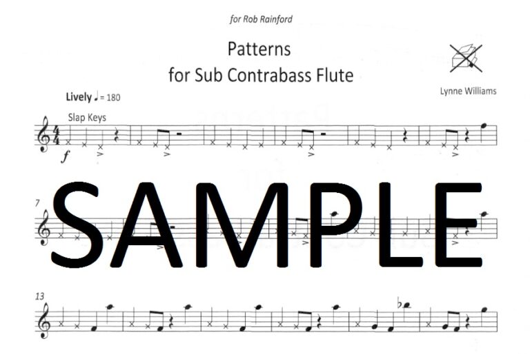 Buy Patterns for Sub Contrabass Flute Online at 12.95 Flute World