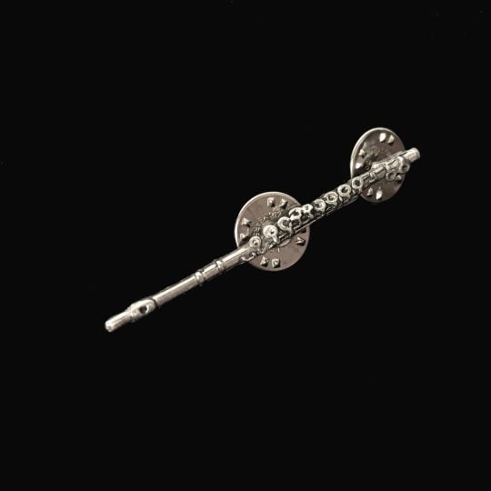 Buy Pewter Flute Pin Online at 8.95 Flute World