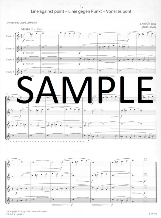 Buy Quartets for FlutesTranscriptions for Music Students Online at 22.45 Flute World