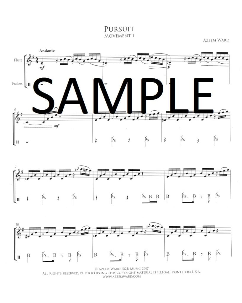 Buy Suite for Beatbox Flute, The Online at 15 Flute World