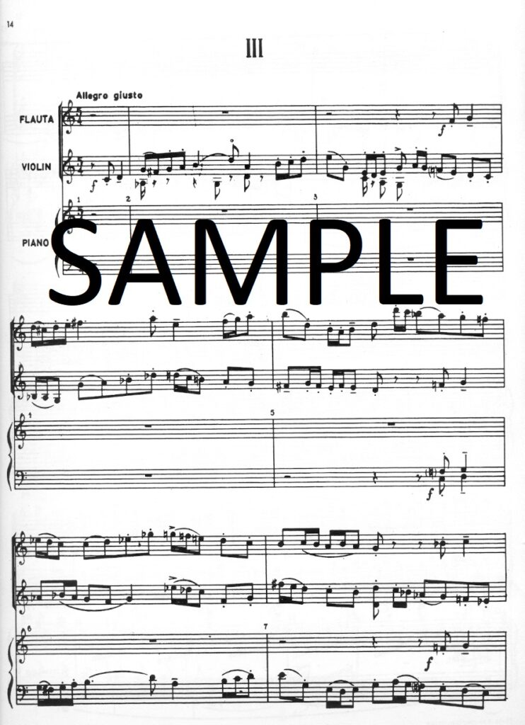 Buy Trio for Flute,Violin and Piano Online at 24.25 Flute World