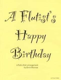 A Flutist Happy Birthday