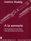 A la Sonnerie - Three Duet Waltzes for Two Flutes (Score Only)