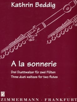 A la Sonnerie - Three Duet Waltzes for Two Flutes (Score Only)