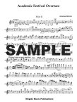Academic Festival Overture (2nd flute part)