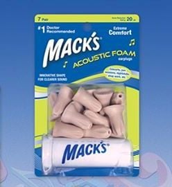 Mack's Acoustic Foam Earplugs
