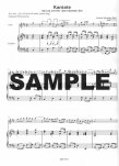 sheet music by JS back for flute and keyboard piano