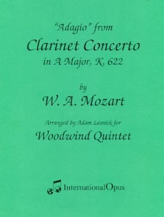 Adagio from Clarinet Concerto in A (K622)