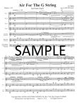 Air from Suite #3 in D (BWV1068) (For the G String)