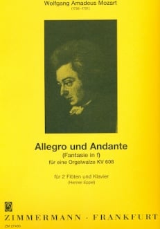 Allegro & Andante (K608)