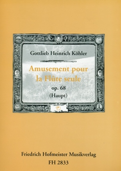 Amusement for solo flute Op68