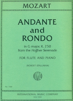Andante and Rondo in G (K250) from the Haffner Serenade