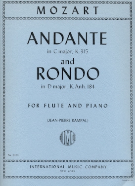 Andante in C (K315/285e) and Rondo in D (K184)