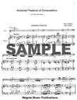 Andante Pastorale et Scherzettino for flute and piano