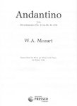 Andantino from Divertimento #14 in Bb (K270)