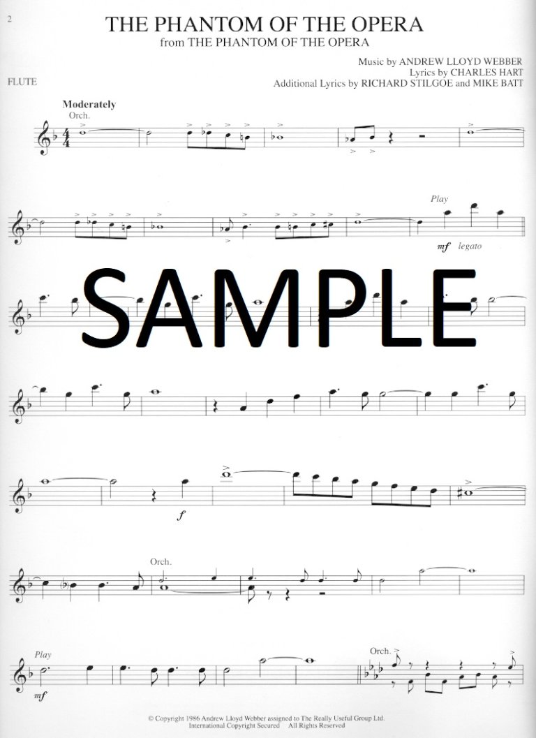 Buy Andrew Lloyd Webber Classics Online at $14.99 - Flute World