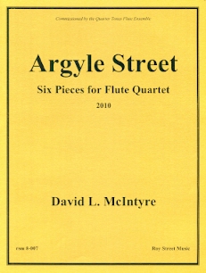 Argyle Street - 6 Pieces for Flute Quartet