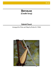 Berceuse-Cradle Song