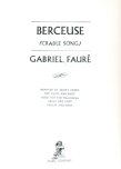 Berceuse (Cradle Song) (ed.Owens)