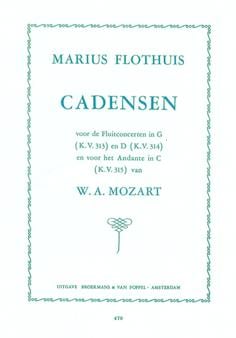 Cadenzas for Mozart Concerti & Andante