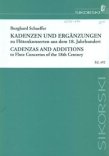 Cadenzas to 18th Century Flute Concertos