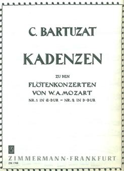 Cadenzas to Mozart Concerti
