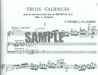 Cadenzas to Mozart Concerto 1 in G (K313/285c)