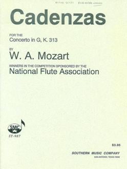 Cadenzas to Mozart Concerto 1 in G (K313/285c)