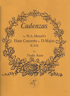 Cadenzas to Mozart Concerto 2 in D (K314/285d)