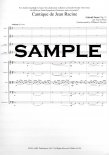 Cantique de Jean Racine for Flute Ensemble and Strings