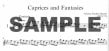 Caprices & Fantasies