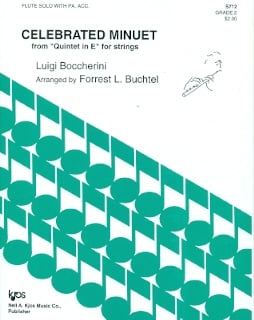 Celebrated Minuet from "Quintet in E"
