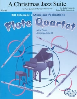 sheet music for flute quartet and piano