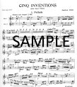 Cinq Inventions (score form)