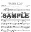 Colloque a Trois  (parts only)