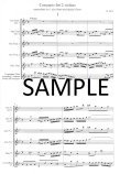 Concerto for Two Violins transcribed for two alto flutes and ripieno flutes