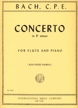 Buy Concerto in d minor (Wq22) Online at $16.5 - Flute World