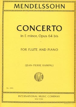 Concerto in e minor Op64bis (ed.Rampal)
