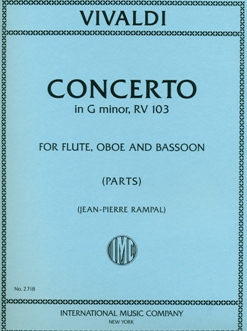 Concerto in g (parts only)