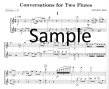 Conversations for Two Flutes (score form)