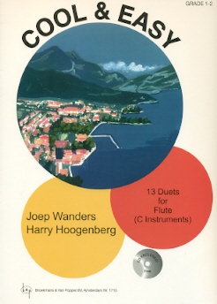 Cool and Easy-13 Duets for Flute(w/CD)(score only)