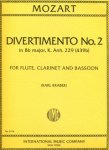 Divertimento #2 (K439B) in Bb (parts only)