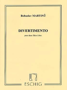 Divertimento pour 2 flûtes à bec