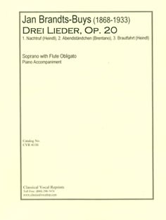 Drei Lieder Op20