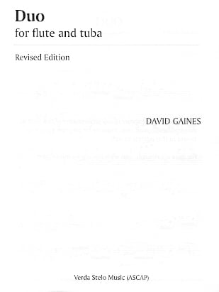 Duo for Flute and Tuba-revised edition