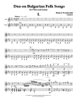 Duo on Bulgarian Folksongs